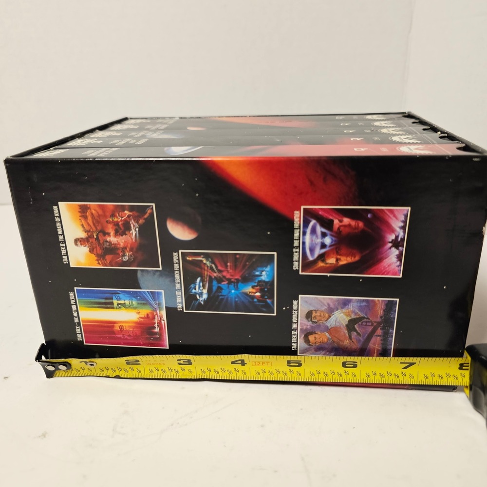 Star Trek The Movies 25th Anniversary Collector's Set 5 VHS Box Set 1991 Vintage - Picture 7 of 14